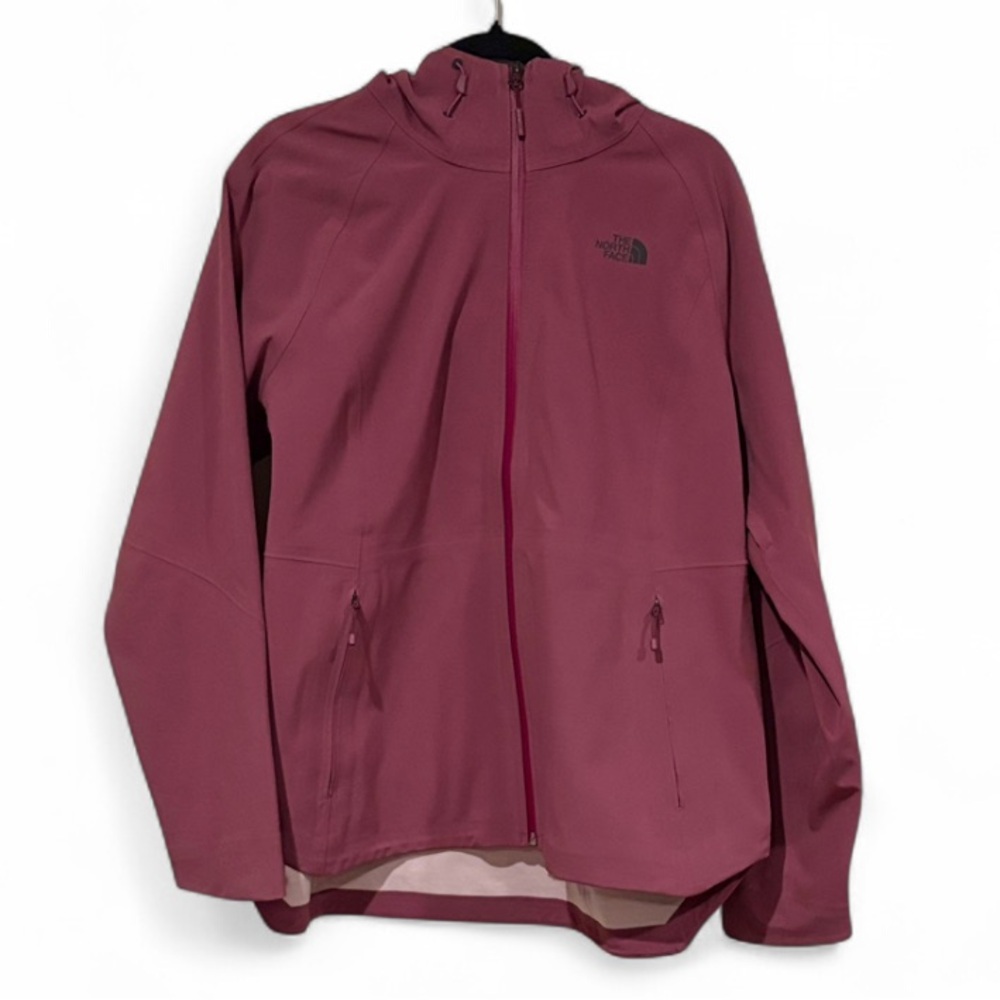 The North Face Apex Flex GORE-TEX All Weather Jacket Women's XL Maroon Like New - Picture 10 of 16